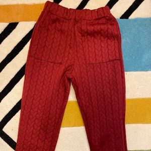 Red Sweatpants